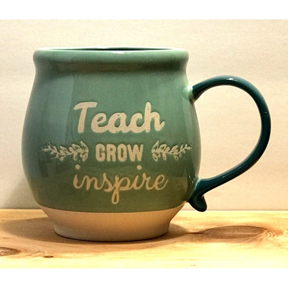 Tag Teach Grow Inspire Novelty Ceramic Coffee Tea Mug Drinkware Gift